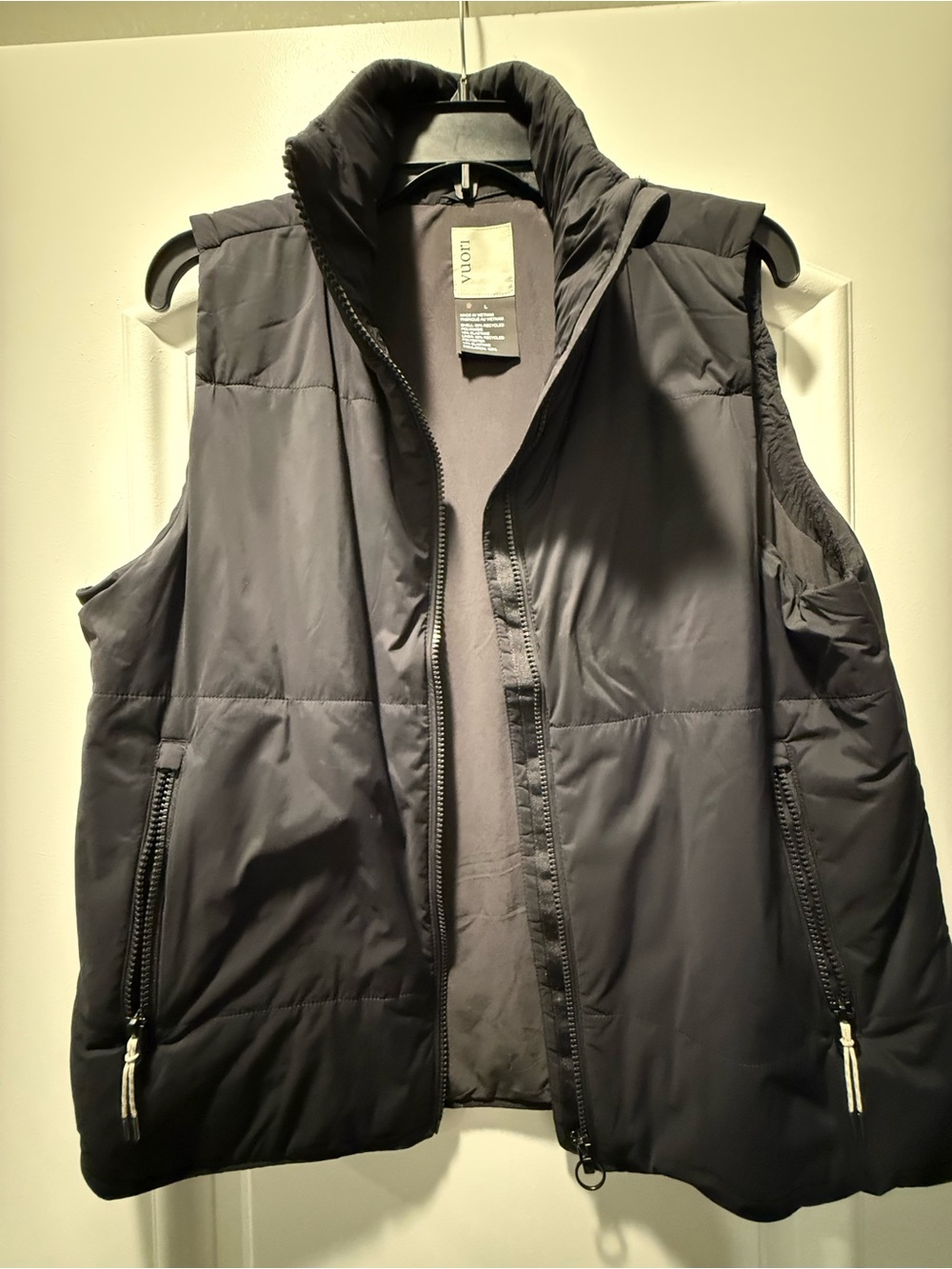 Women’s Vuori Quilted Puffer Vest Jacket - Black
